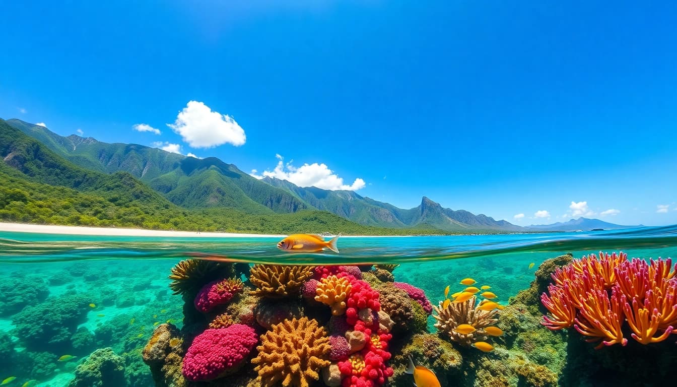 Experience Australia's breathtaking Great Barrier Reef teeming with colorful marine life and stunning landscapes.