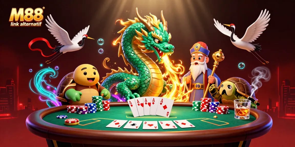 Engage with M88 link alternatif offers while enjoying a vibrant online casino atmosphere.