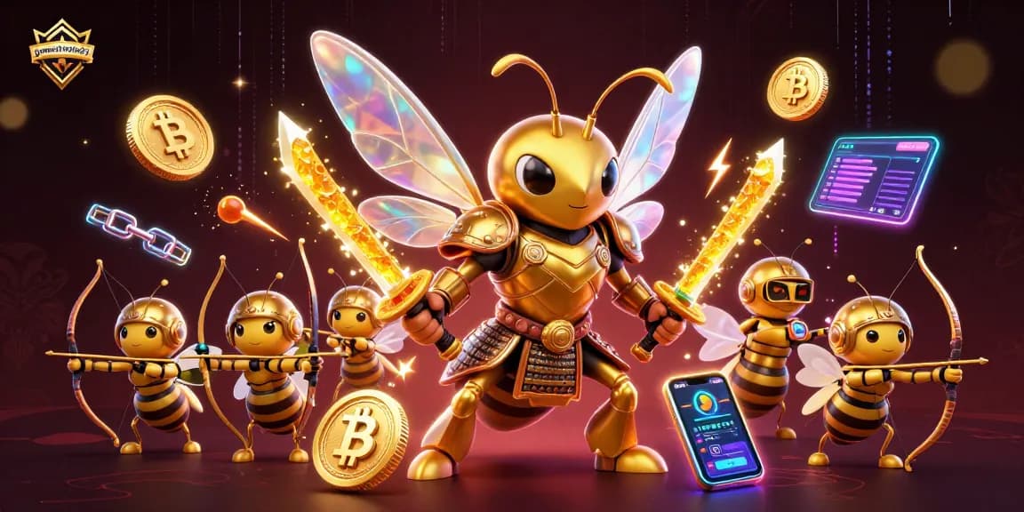 Experience the excitement of gamenohuuytin22 with colorful 3D elements in this vibrant casino illustration.