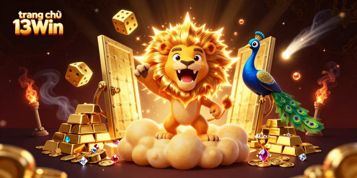 Experience thrilling gameplay at trang chủ 13Win with golden treasures and vibrant casino elements.