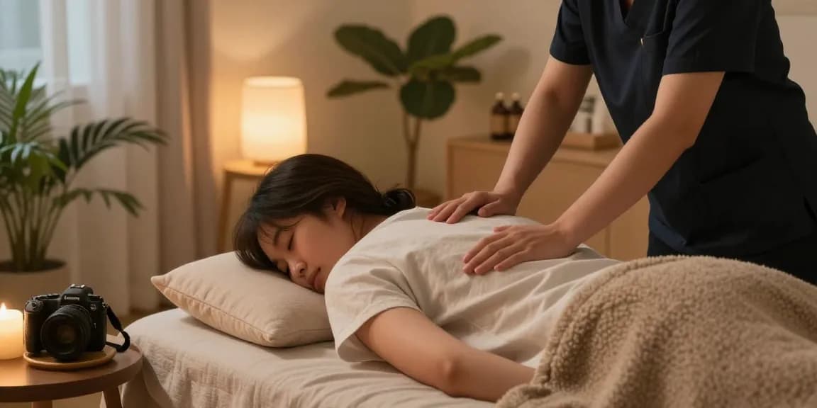 Experience 하남출장마사지 in a tranquil home setting with a professional therapist.