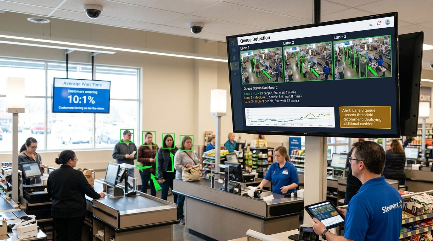 Advanced Queue Detection Software with AI Video Analytics