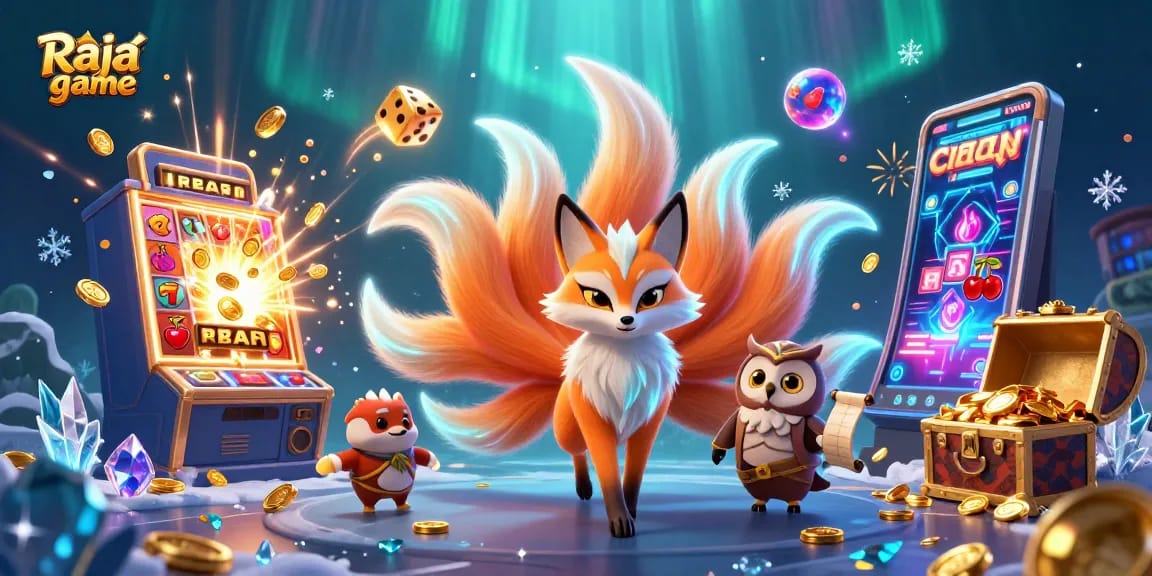 Engage in thrilling Raja game action with vibrant spirits, jackpots, and colorful rewards surrounding you!