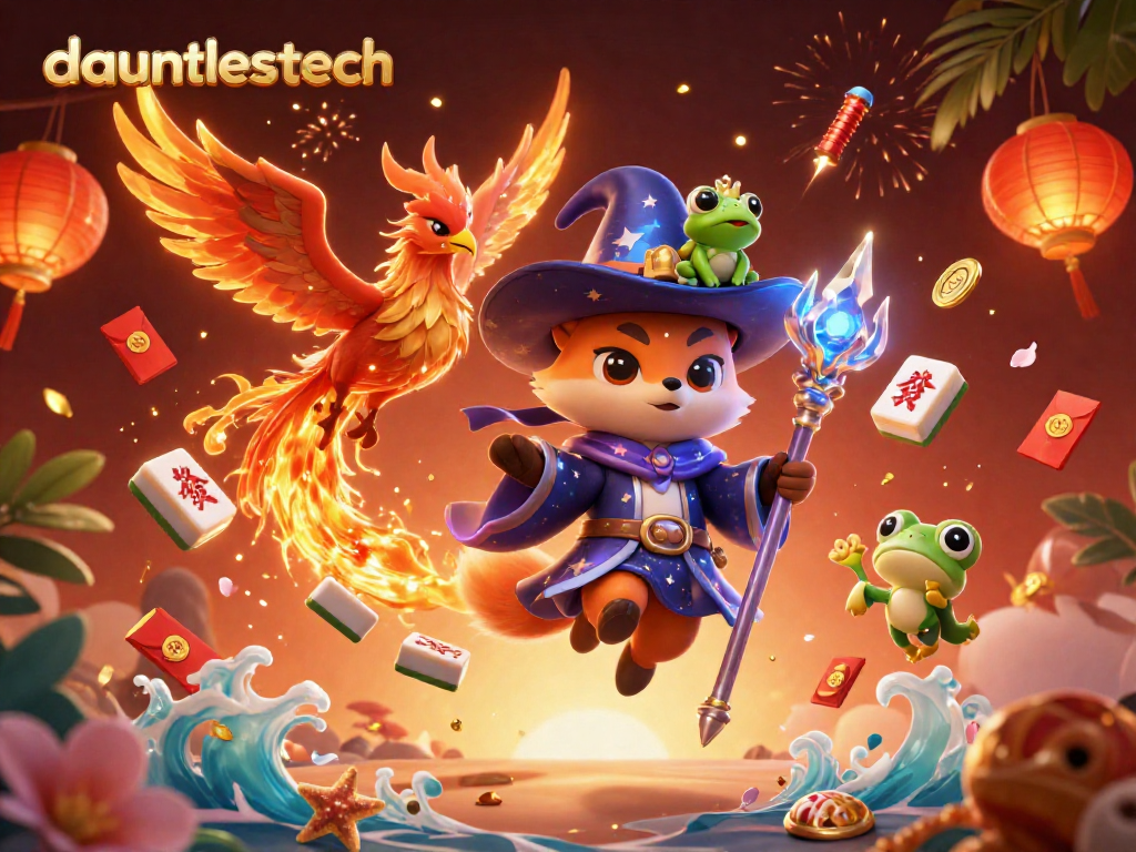 Engage with dauntlesstech through an enchanting 3D casino adventure featuring magical characters and vibrant gaming elements.