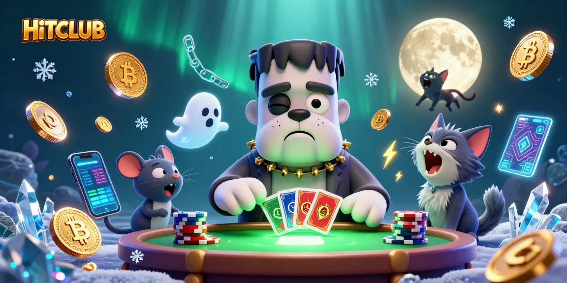 Engage in thrilling gameplay at HITCLUB with colorful characters and crypto elements!