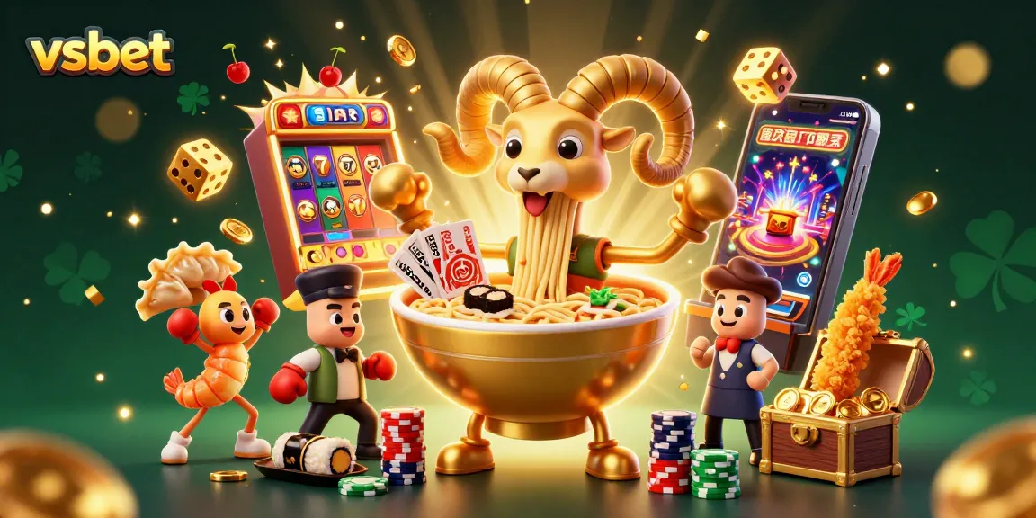 Experience thrilling gameplay at vsbet with vibrant characters and dynamic casino elements in a captivating scene.