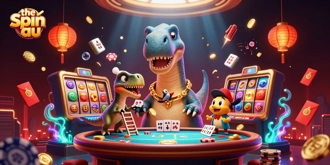 Engage in thrilling gameplay at the spin au with dynamic casino elements and fun characters
