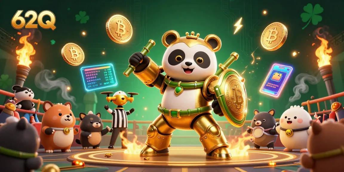 Aposte de forma estratégica com 62Q em um cenário de cassino lotado, repleto de elementos de jogos.