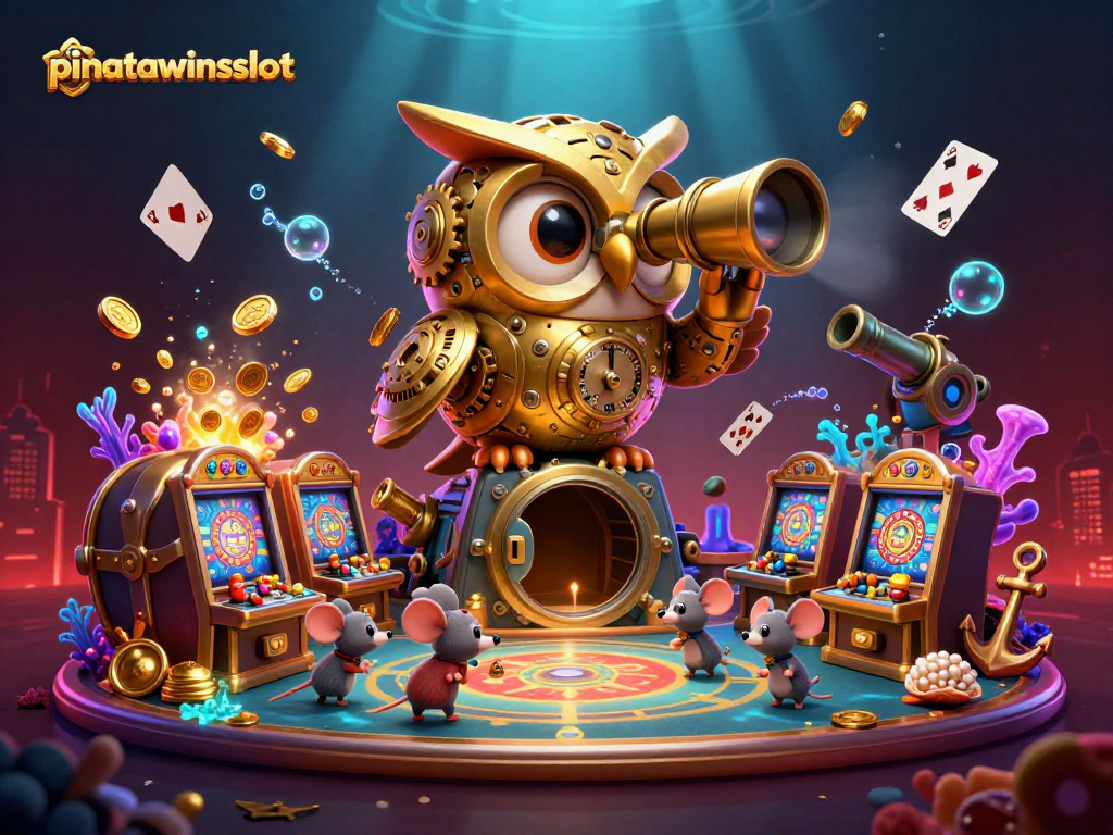 Experience vibrant gameplay and excitement in pinatawinsslot with a stunning casino scene.