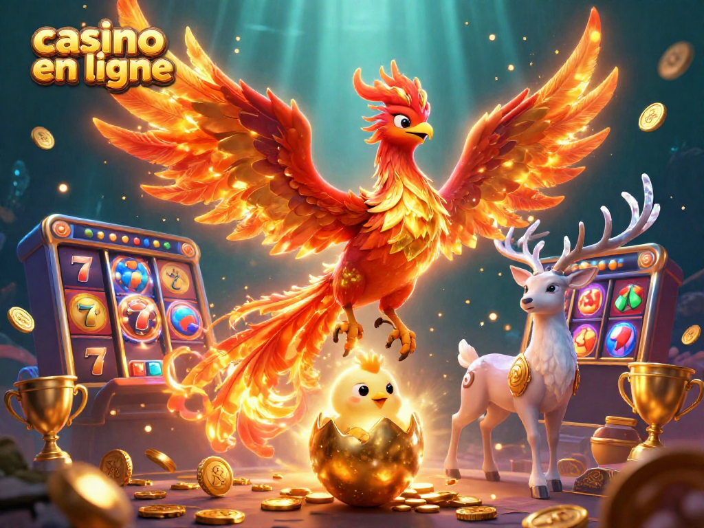 Jouez au casino en ligne avec une expérience spectaculaire de machines à sous et symboles gagnants.