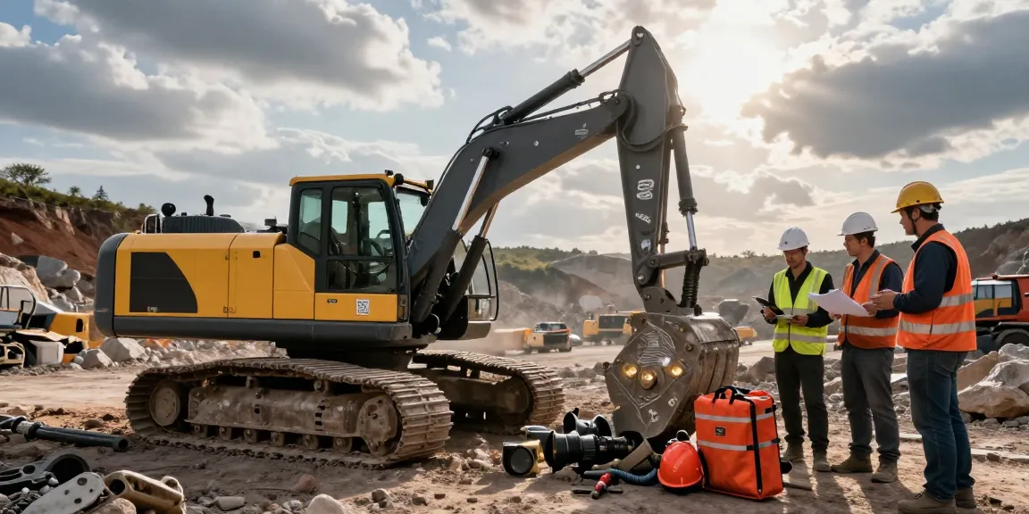 NAGA2000 mining equipment in action with skilled professionals in a rugged outdoor setup.