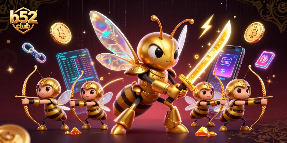 Engage with the b52 club at the futuristic online casino with exciting 3D illustration details.
