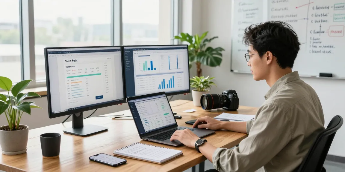 SaaS PBN links strategy workspace with analytics and project goals