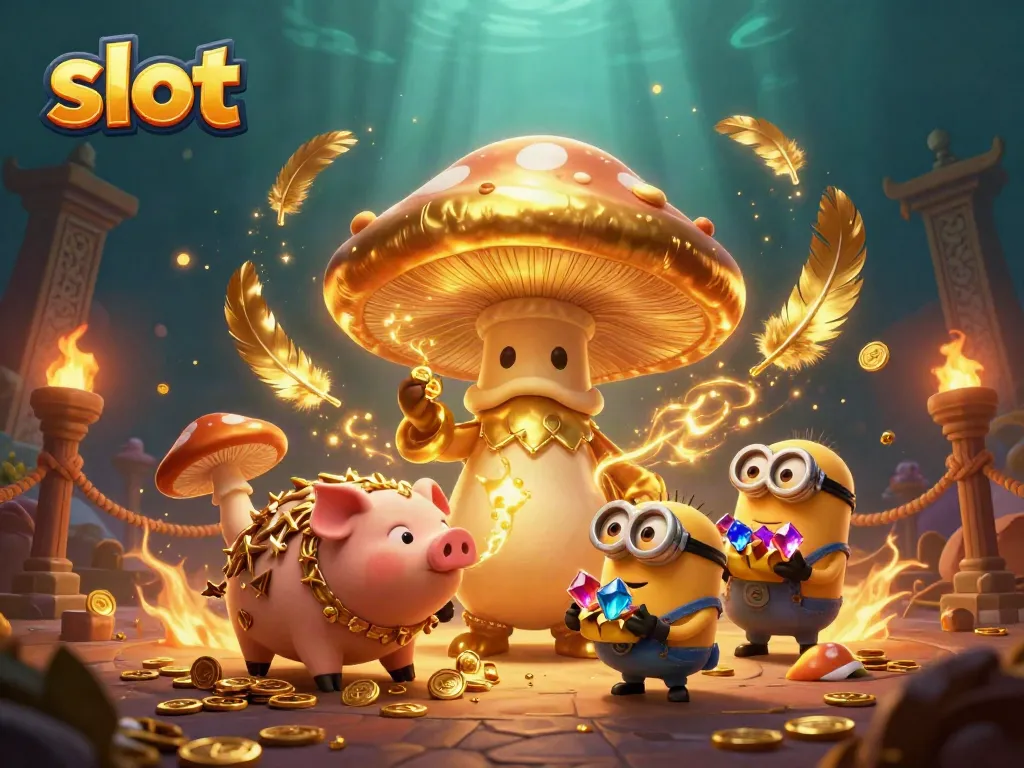 Mendapatkan jackpot besar di mesin slot dengan si penyihir jamur dan teman-temannya di DEWATASLOT888
