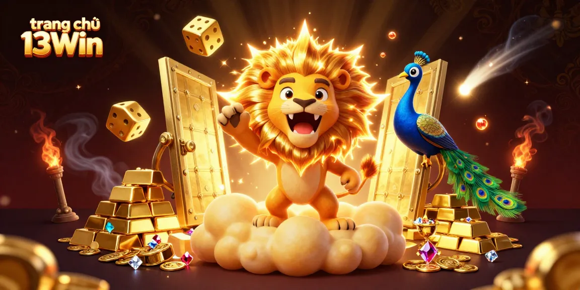 Experience thrilling gameplay at trang chủ 13Win with golden treasures and vibrant casino elements.