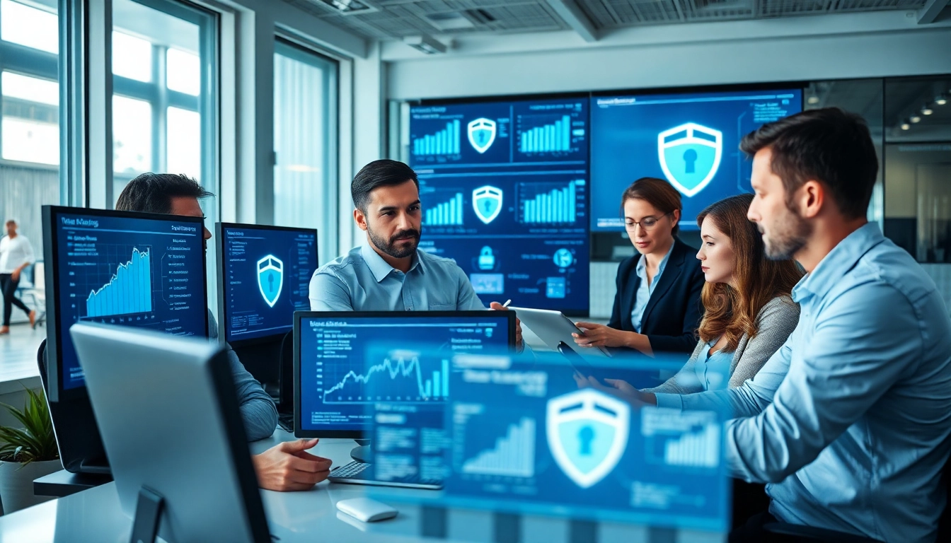 Enhance your understanding of cyber essentials plus with cybersecurity experts analyzing data.