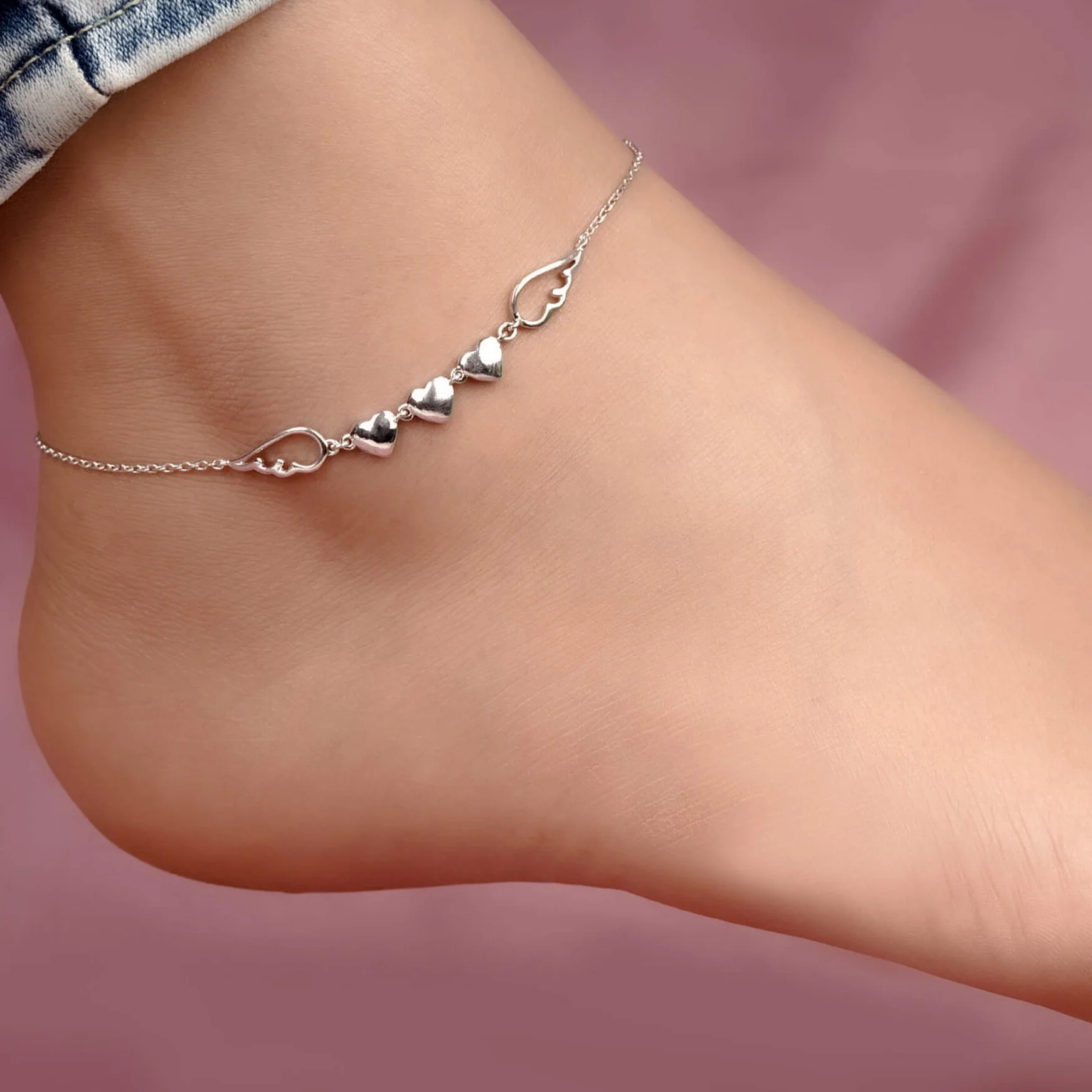 Yellow Gold Diamond Anklet Designs for Elegant Luxury Fashion
