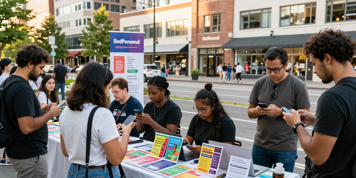 Community members engaging in local ads and transactions on BedPersonal