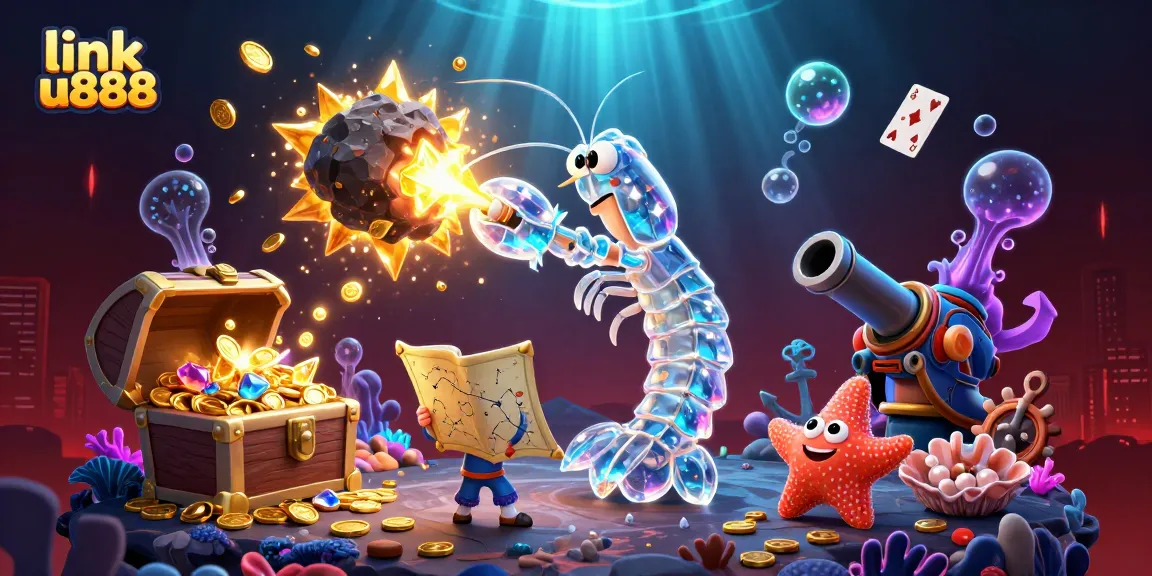Experience excitement at link u888 with vibrant gambling-themed underwater adventure.