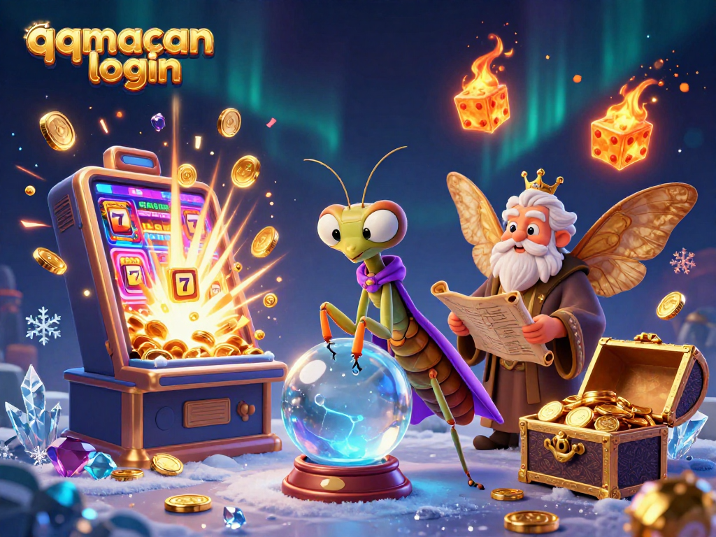 Engage in thrilling gameplay with qqmacan login featured in a vibrant casino scene full of action.