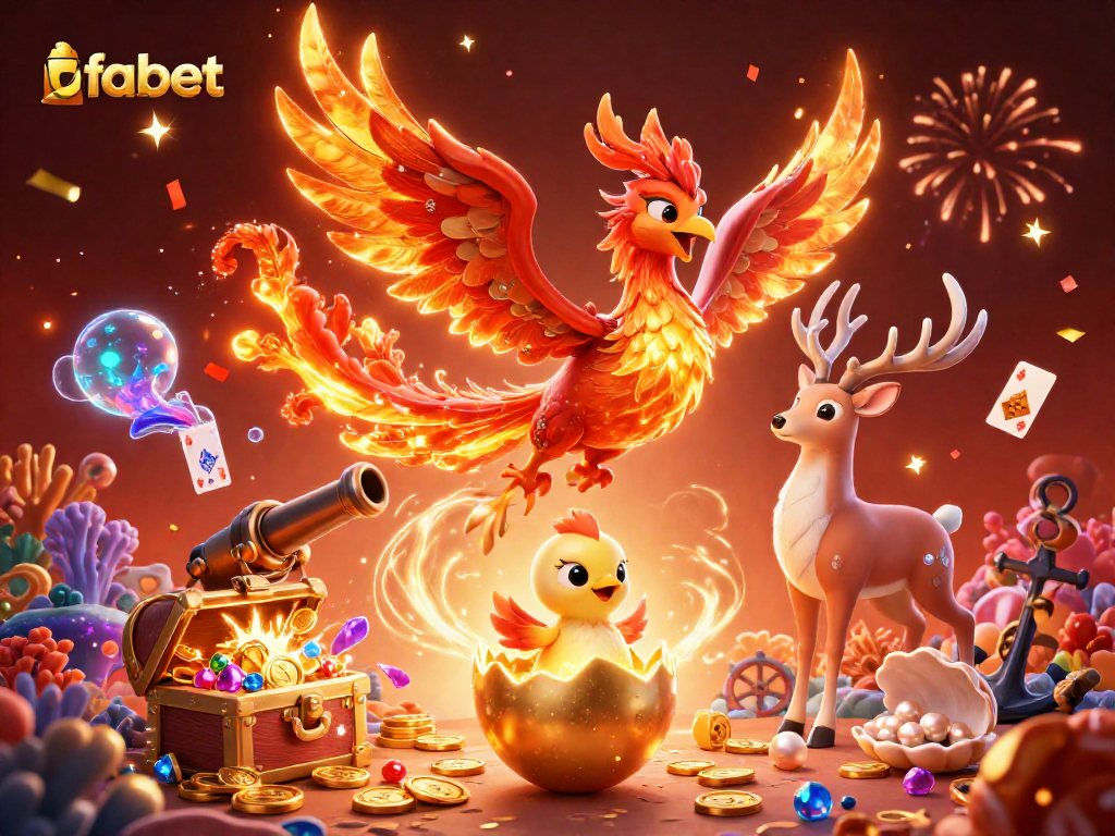 Experience vibrant action at fabet with a dazzling phoenix scene celebrating gaming excitement.