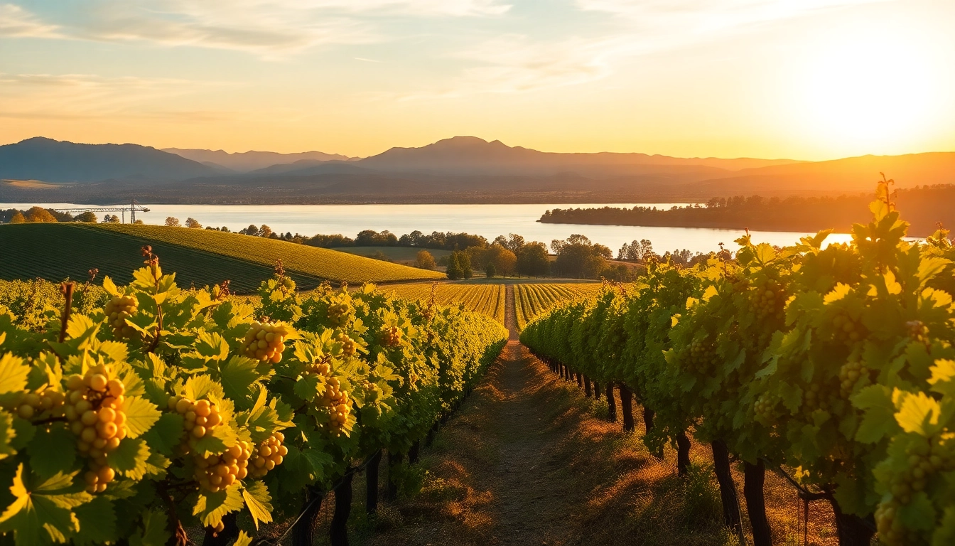 Tourists enjoying the clarksburg AVA wineries amidst scenic vineyards.