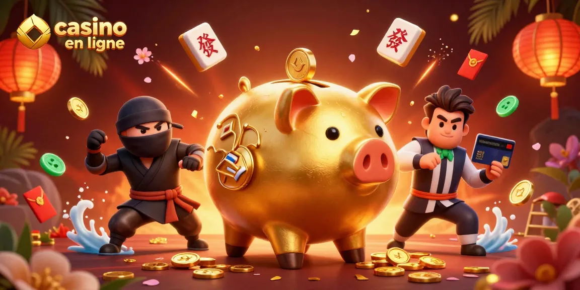 Jouez dans un casino en ligne avec des personnages animés captivants et des symboles de jackpot scintillants.