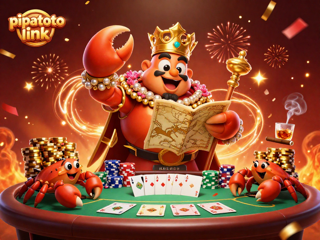 Experience the captivating pipatoto link with a vibrant crab emperor and poker action.