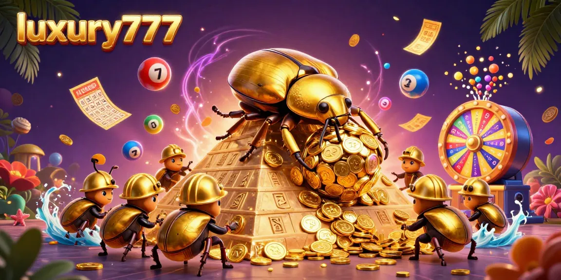 Experience thrilling gameplay with luxury777's vibrant lottery atmosphere and promotional excitement.