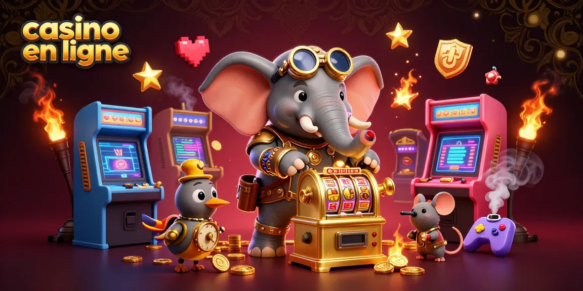 Découvrez des machines à sous dynamiques et de l'ingénierie fascinante dans un casino en ligne animé.