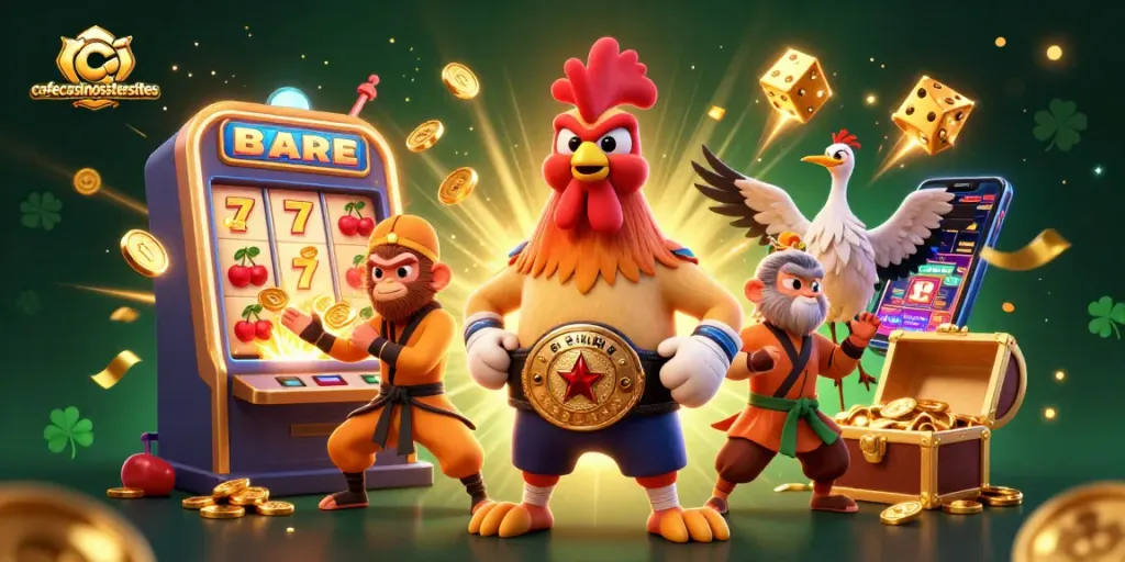 Explore cafecasinosistersites through vibrant casino characters and thrilling jackpot imagery.
