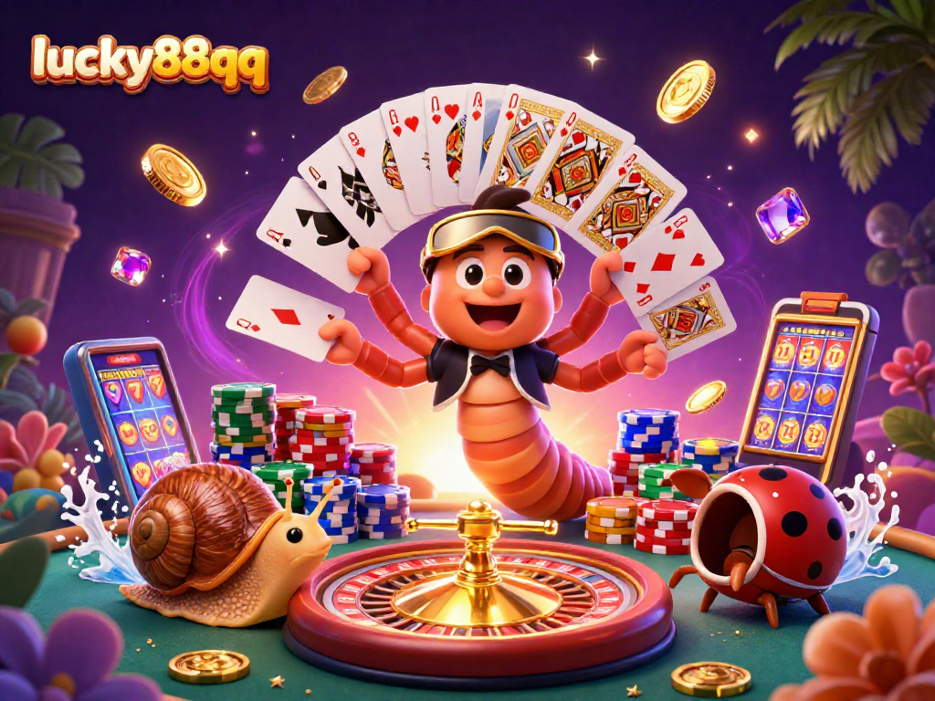 Experience the thrill at lucky88qq with a delightful dealer and high-rollers in action.