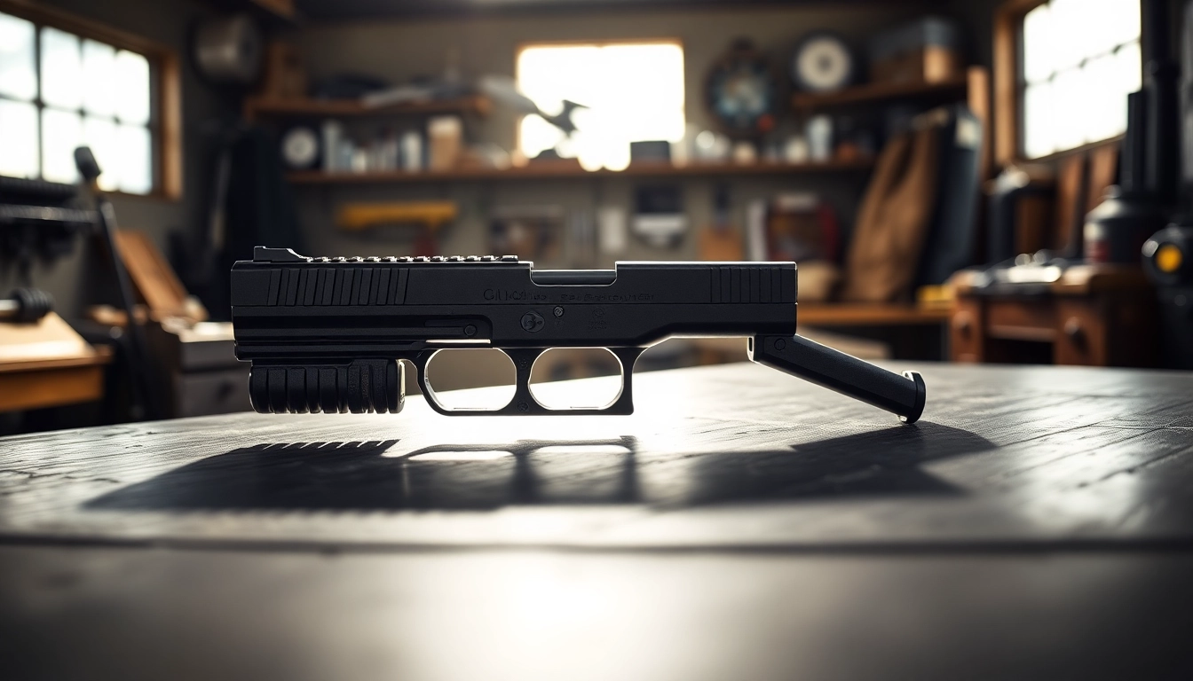 Examine the glock 26 gen 5 mos slide detailing its precision engineering and quality craftsmanship.