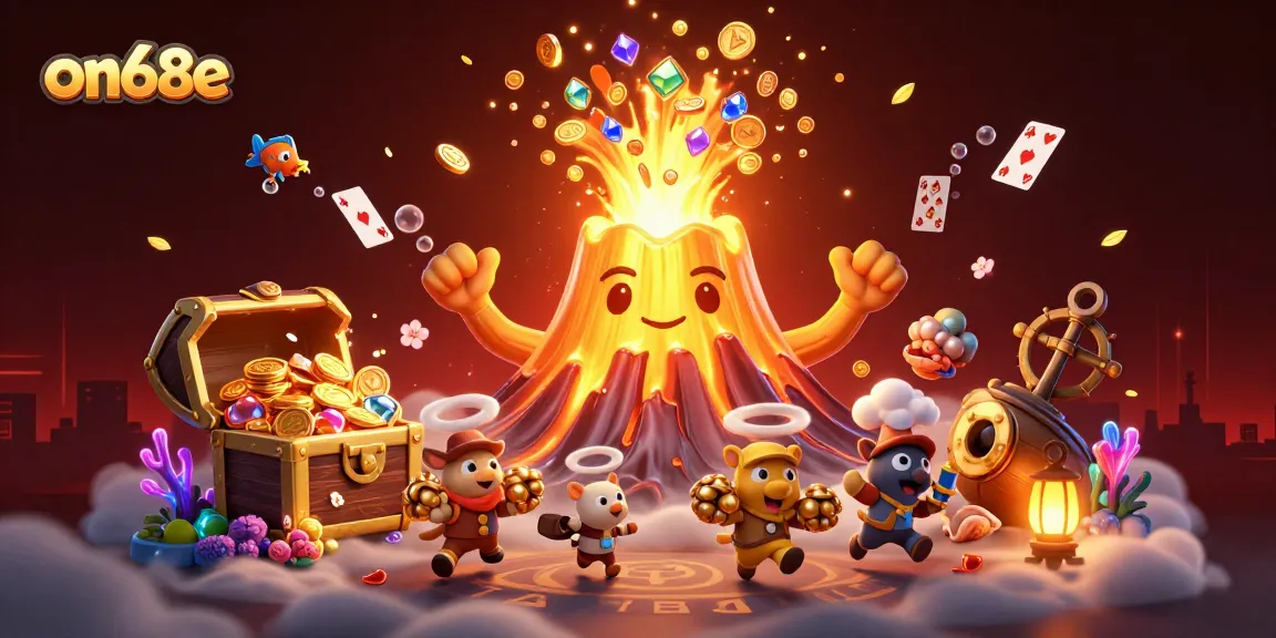 Experience thrilling gameplay at on68e with vibrant treasures and captivating characters.