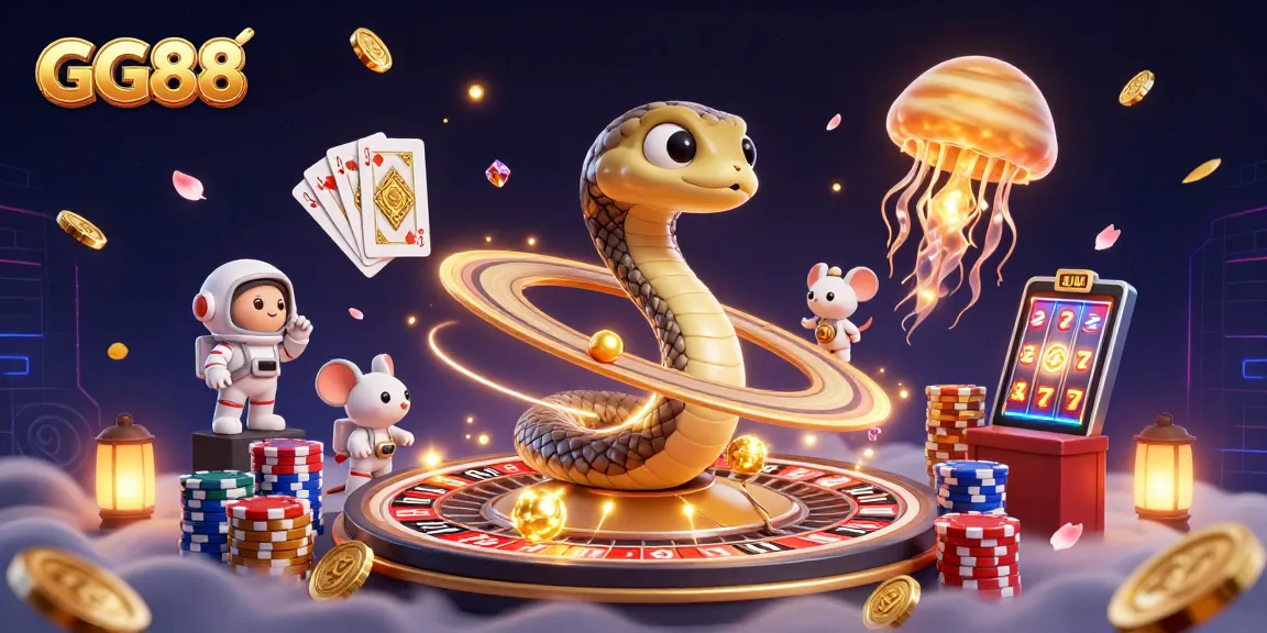 Experience thrilling action at GG88 with vibrant casino elements and high-energy gaming!