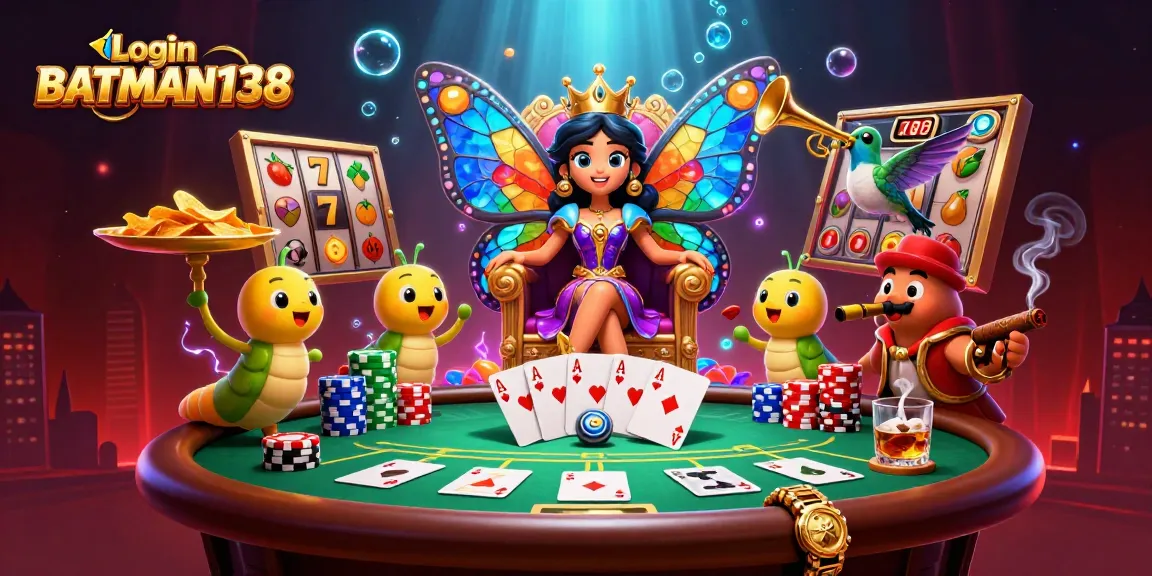 Login BATMAN138 untuk menikmati pengalaman seru dengan ratu kupu-kupu dan simbol slot yang menawan.