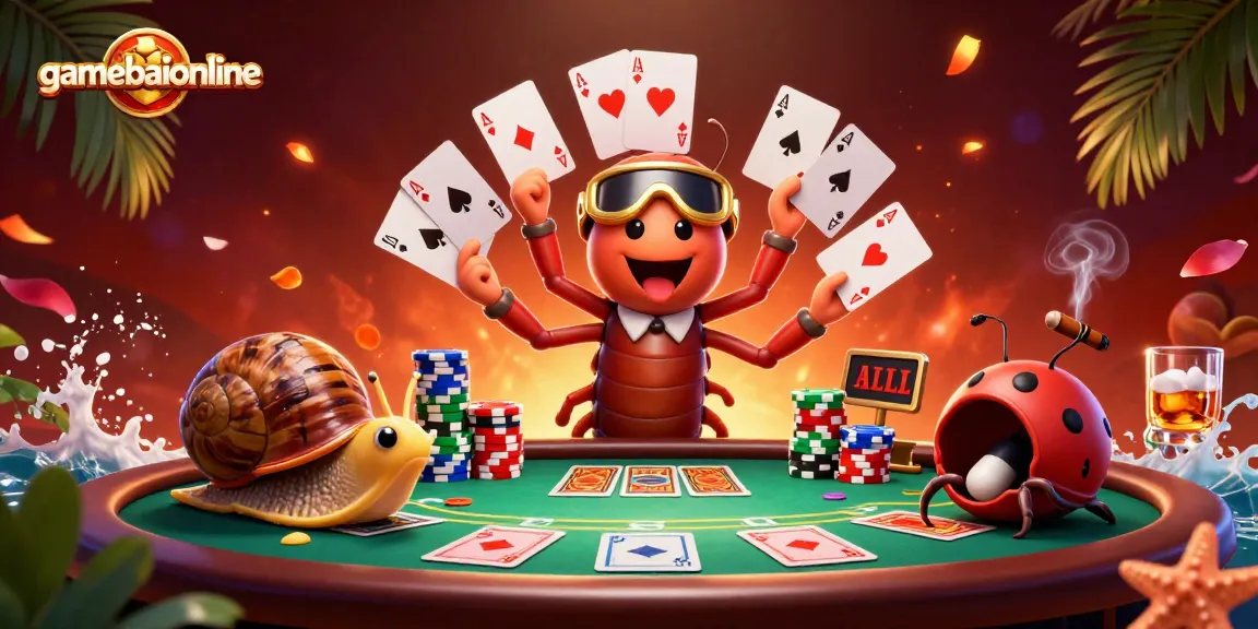 Experience thrilling gameplay on gamebaiionline with colorful poker action and dynamic characters.