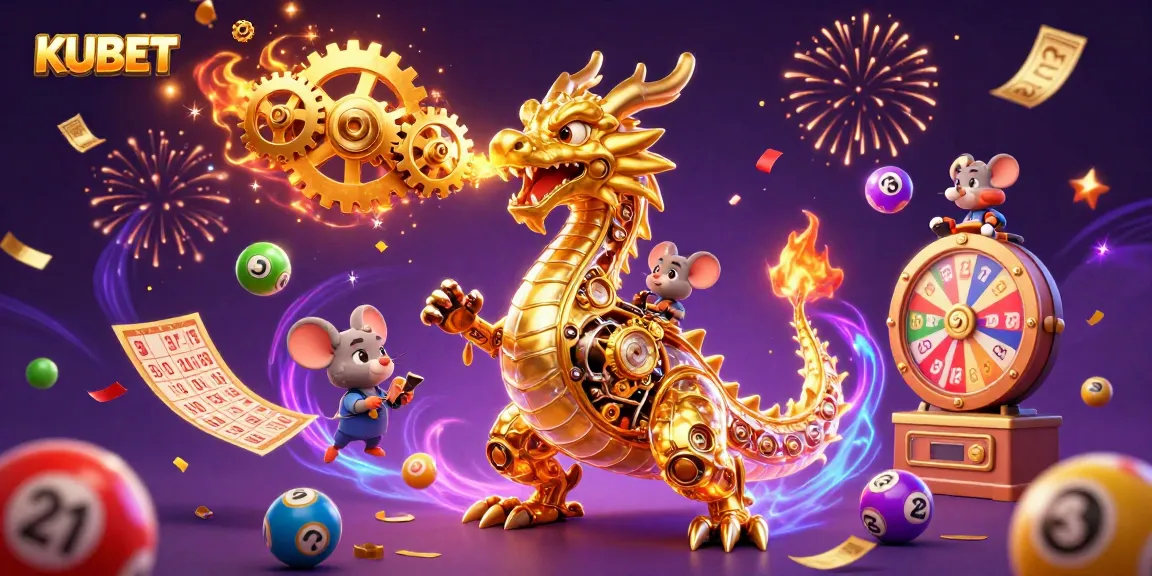 KUBET offers an exciting gaming experience with a powerful dragon and vibrant gaming elements.