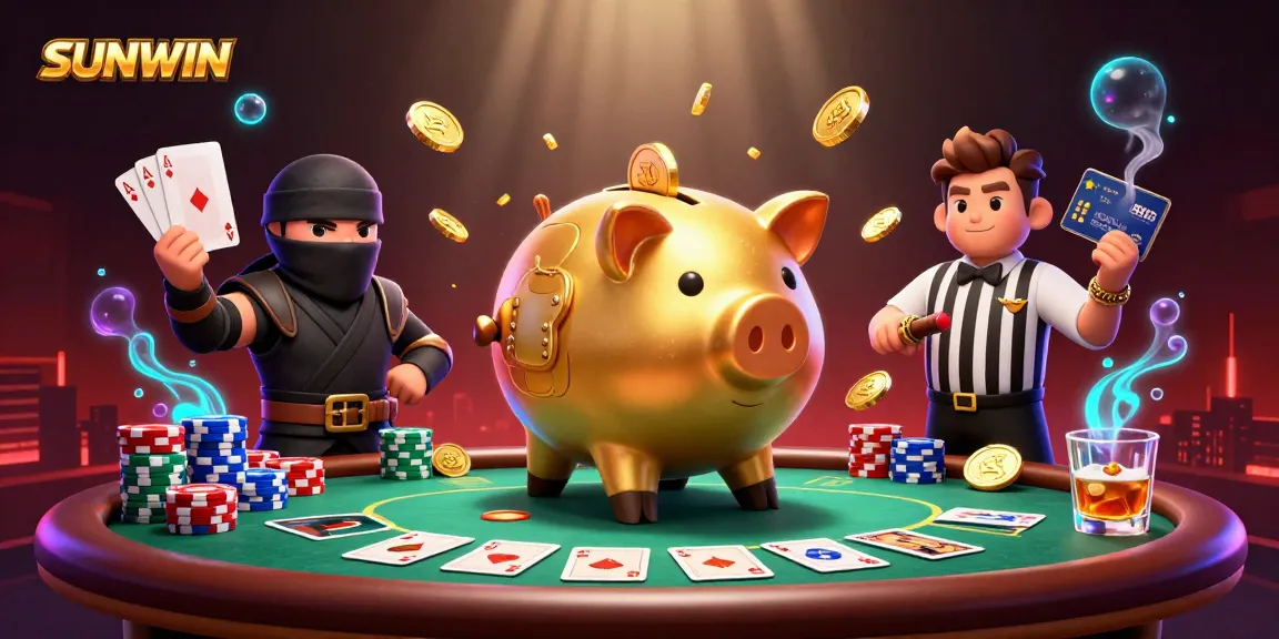 SUNWIN showcases a dramatic casino scene with a golden sumo wrestler and epic gaming action.