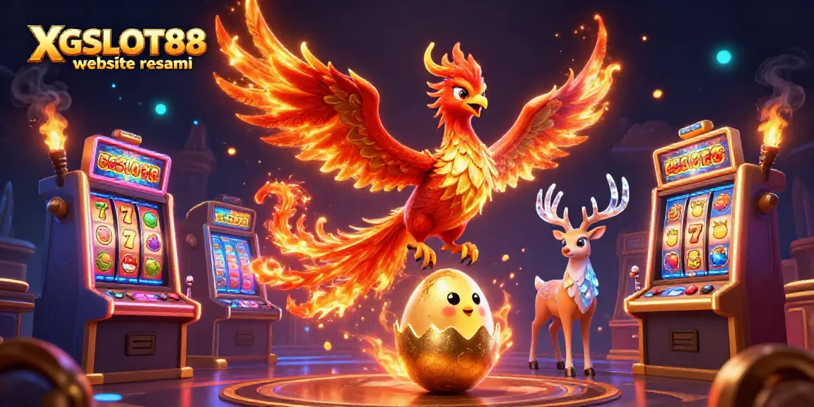 Mencoba keberuntungan di website resmi XGSLOT88 dengan gambar slot yang berkilau dan karakter fantastis.