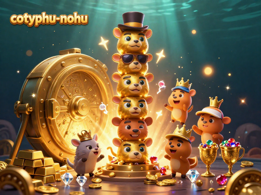 Experience the excitement of cotyphu-nohu with dynamic casino elements and vibrant characters in action.