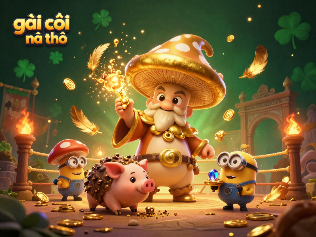 Experience the charm of gái gọi cần thơ with a vibrant 3D casino-themed digital art scene featuring unique gaming elements.