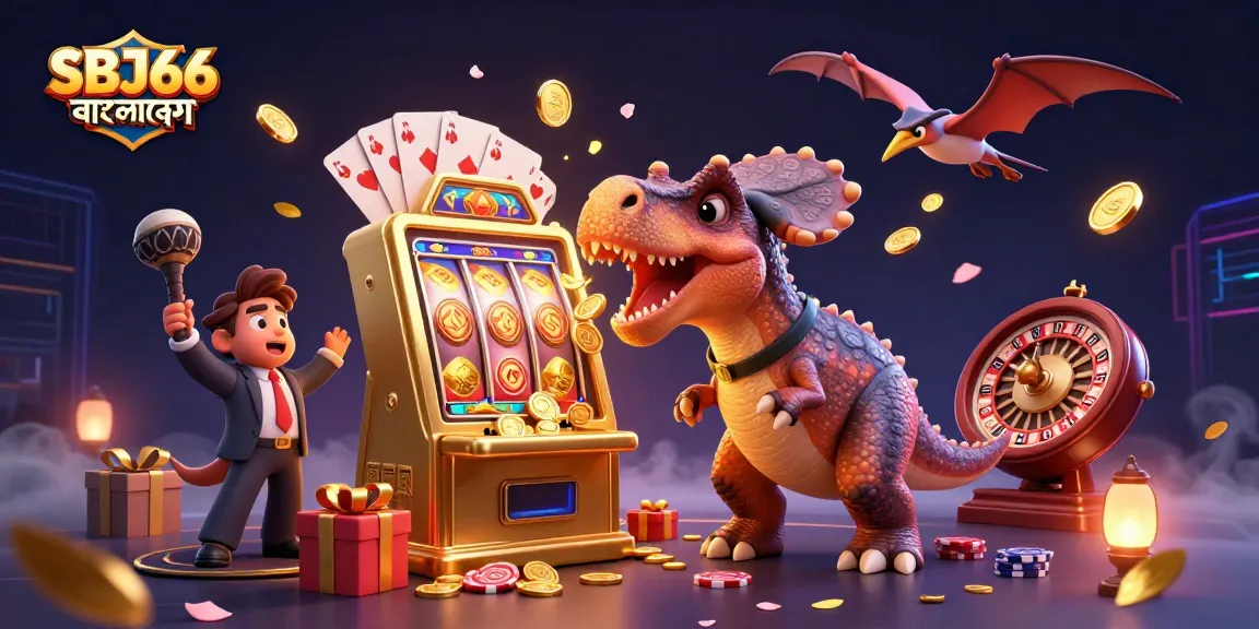 SBJ66 বাংলাদেশ engages players with a vibrant casino adventure, showcasing dynamic slot gameplay.