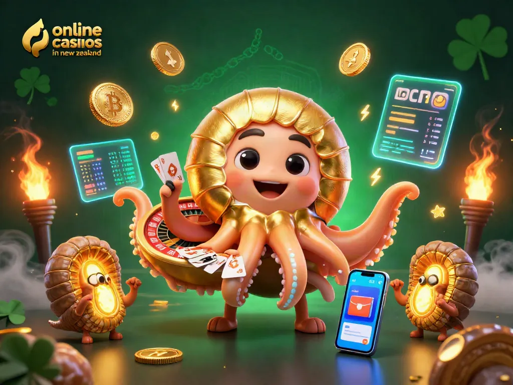 Play at online casinos in New Zealand with vibrant 3D characters and exciting gambling elements.