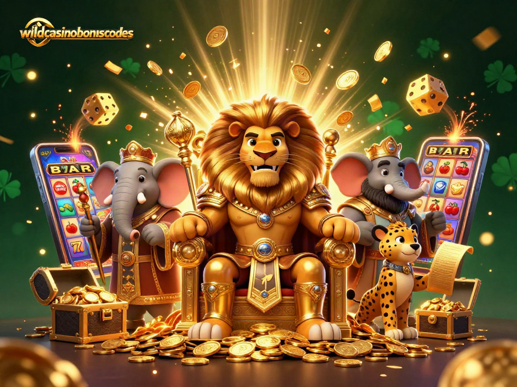Experience exhilarating gameplay with wildcasinobonuscodes featuring animated casino characters and thrilling game elements.