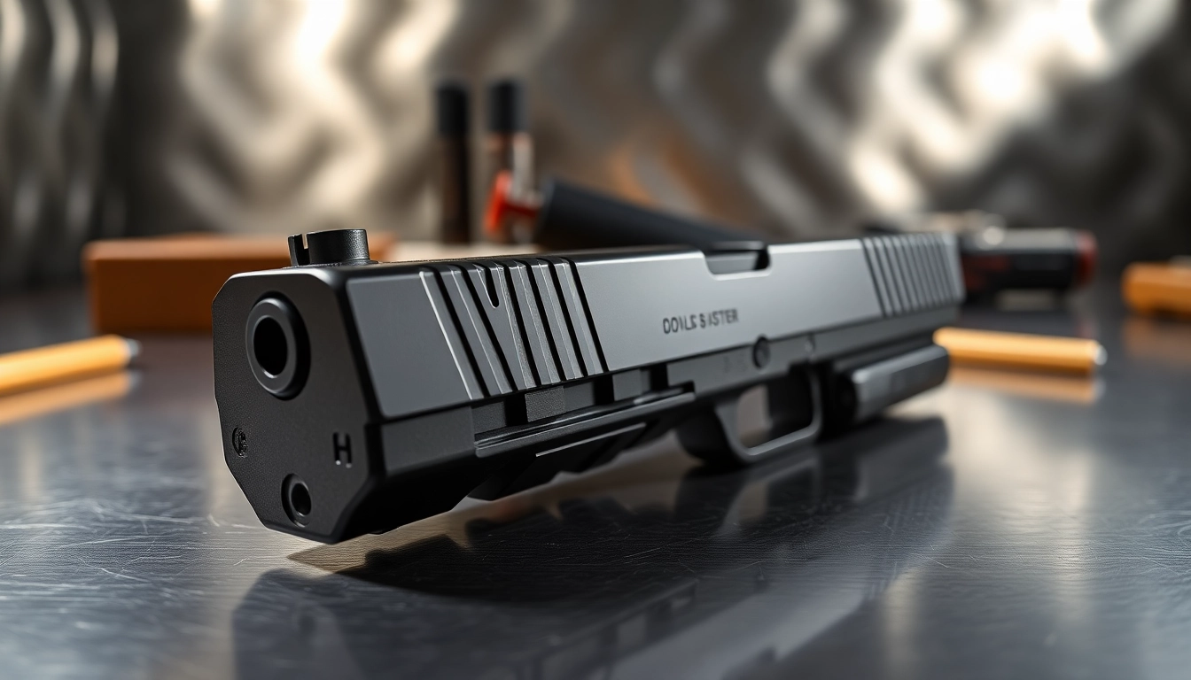 Shop glock 17 slides featuring intricate designs and premium build quality.
