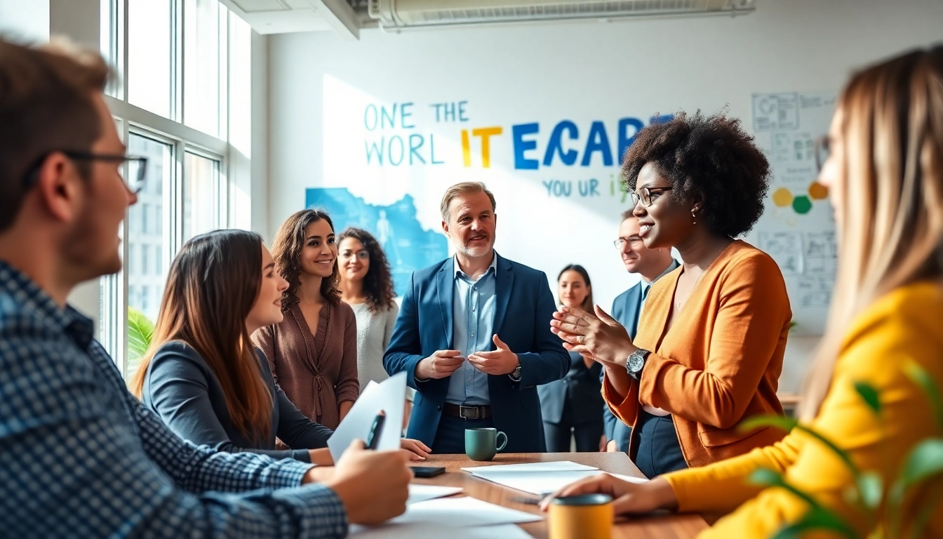 Seeking one's Ideal career through collaboration and innovation in a vibrant workspace.