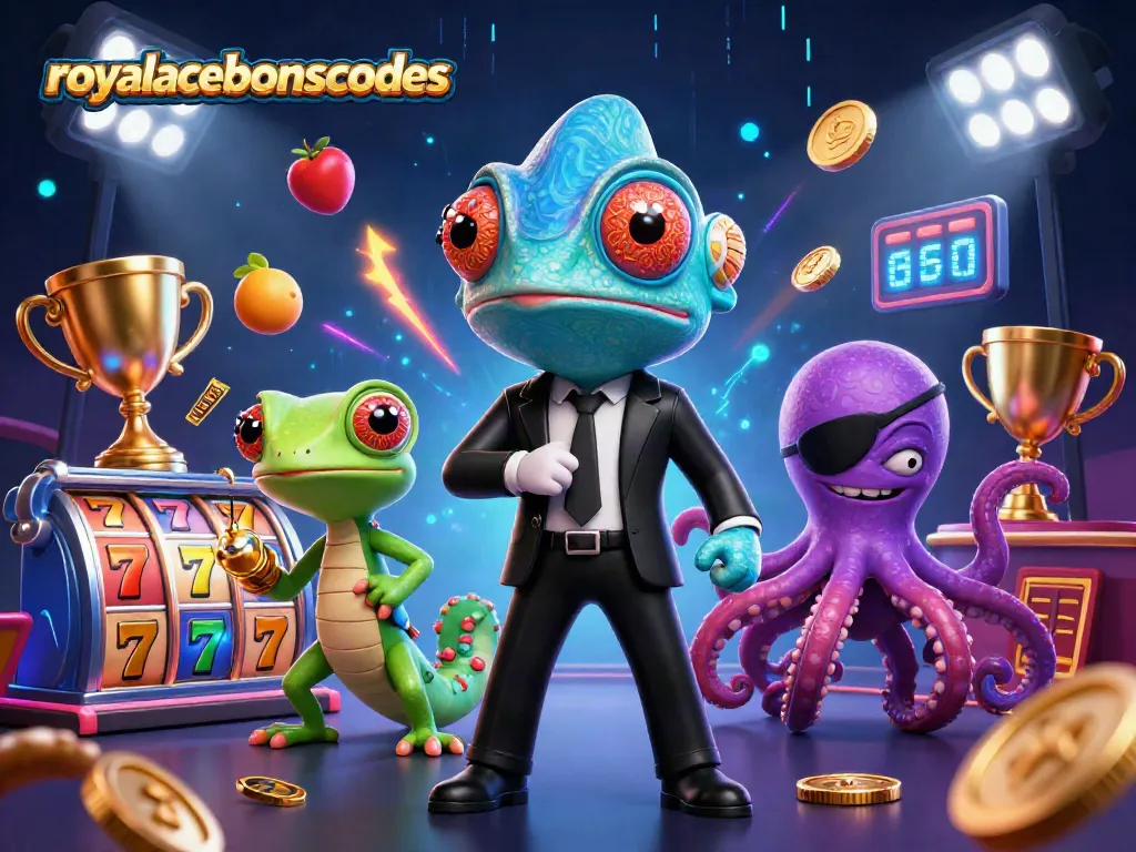 Engage with royalacebonuscodes through vibrant slot games and thrilling casino action in this dynamic scene.