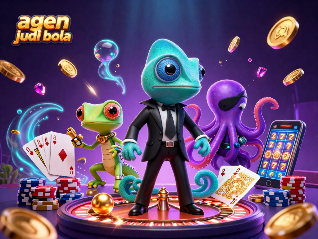 Experience thrilling moments with agen judi bola as a secret agent chameleon, a gadget gecko, and a cunning octopus.