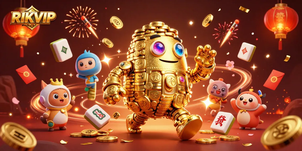 Spin and win big at RIKVIP's vibrant online casino with thrilling 3D gaming visuals.